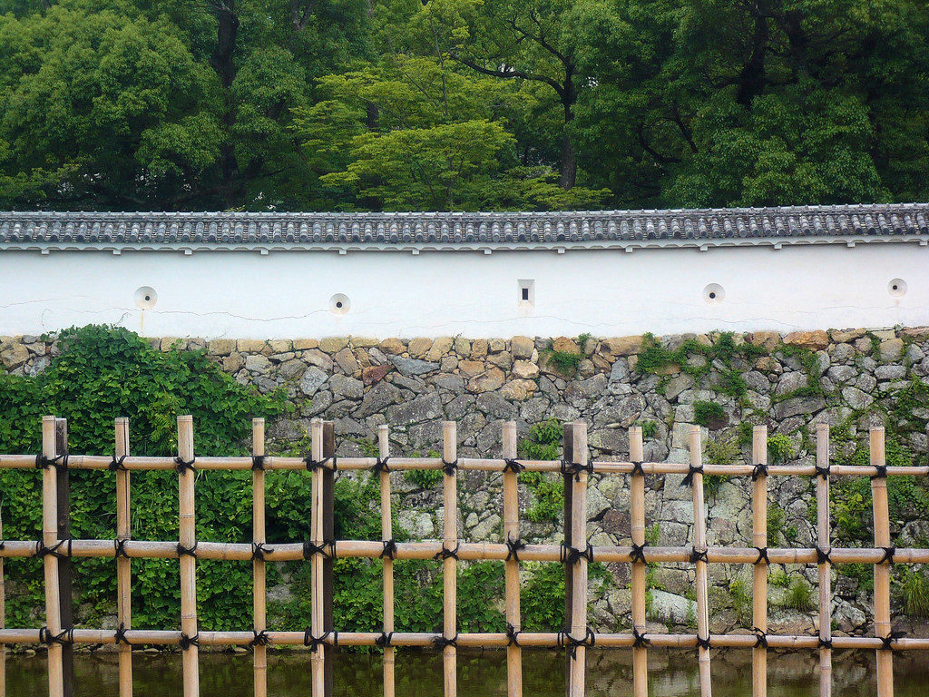 Build bamboo fences - My Japanese garden